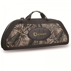 Classic Camouflage Compound Bow Case With Backpack Carrying Straps