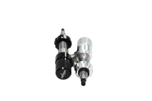 AKT-SP148 Boogschieten Verstelbare kussenplunjer Hoogwaardig aluminium Precisieplunjer met lasermarkeringen voor micro-verstelbaarheid 3 stuks POM nylon zuiger