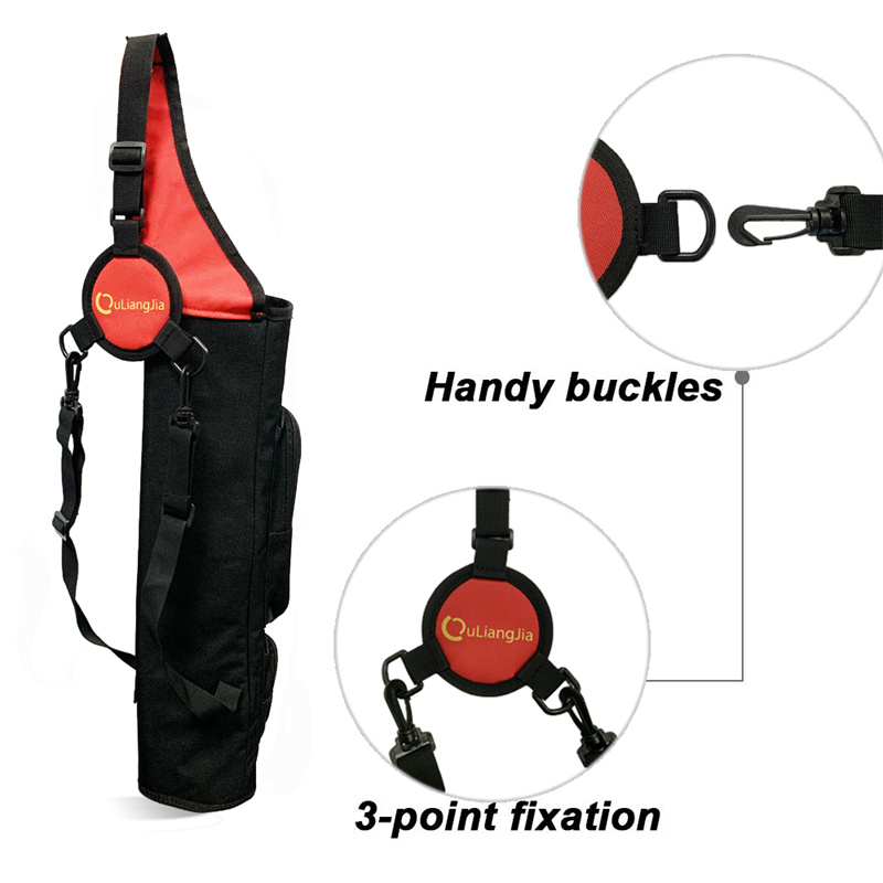 PriceList for Archery Quiver Bag Backpack - Archery Back Arrow Quiver Arrow Holder, Shoulder Hanged Adjustable Quiver for Arrows, Archery Quiver with Front Pockets – S&S Sports detail pictures