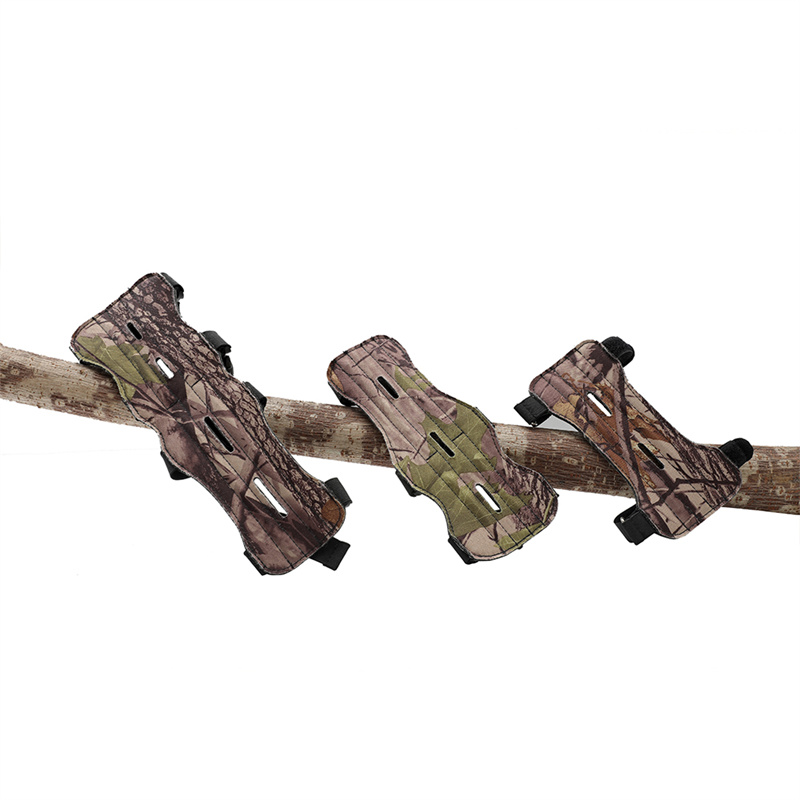 Best-Selling Archery T Square - Camouflage Archery Arm Guard Adjustable 4 Straps Archery Bracer – S&S Sports