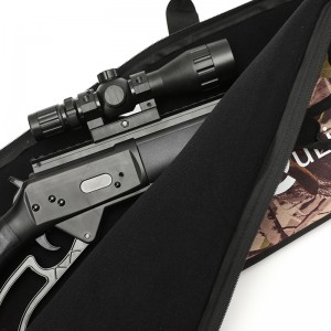 Soft Rifle Case Padded Gun Bag for Storage Scoped Rifles with Zippered Accessory Pocket and Adjustable Shoulder Strap