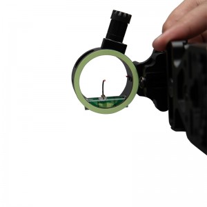 Ultra-bright  Fiber Optic One Pin Compound Bow Sight