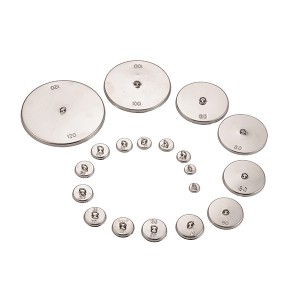 Factory supply Covered Buttons for sofa fabric Aluminum Wrap Cloth Buttons