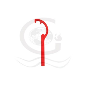 Steel Spanner Wrench with Red painted
