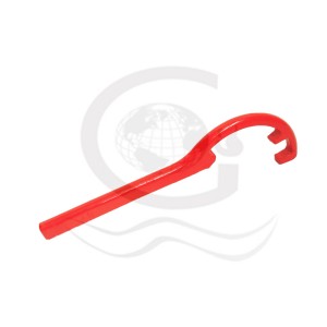 Steel Spanner Wrench with Red painted