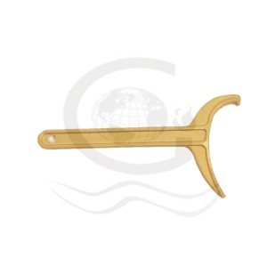 Brass French Fire Spanner Wrench