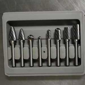 Carbide Rotary Burrs Set with Double Cut