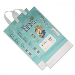 Customized Disposable Sack Scented Baby Handle Nappy Diaper Bag