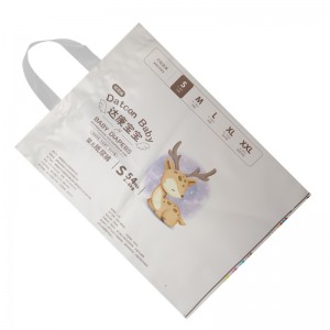 Fashion OEM Custom Printed Disposable Plastic Packaging Bags Baby Diaper Packaging