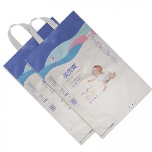 wholesale custom hdpe plastic baby diaper nappy packaging bag
