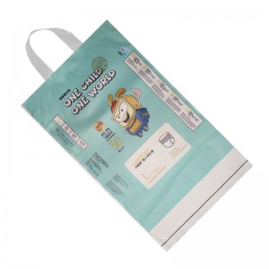 Customized Disposable Sack Scented Baby Handle Nappy Diaper Bag