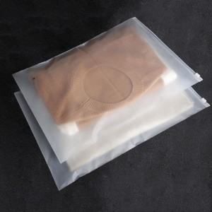 Custom with logo ziplock  plastics packaging bags for clothing