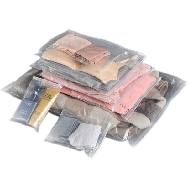 China Supplier Frozen Food Packaging Bag - Clear plastic zip lock packaging bag for clothing – Chengxin detail pictures