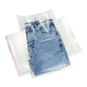 Custom with logo ziplock  plastics packaging bags for clothing
