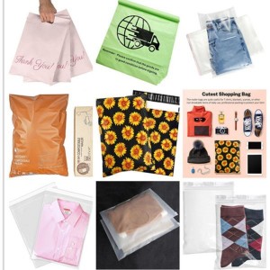 Clear zipper/ziplock packaging poly/plasti bags for small business and t shirt