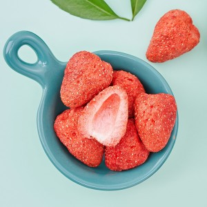 2021 Neue Charge ohne Schwefel Trockenfrüchte Gefriergetrocknete Erdbeeren Gefriergetrocknete Erdbeeren ganz