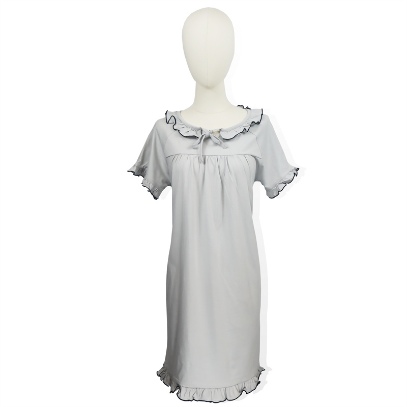 Cotton women’s short sleeved Fashion Sleepshirt Featured Image