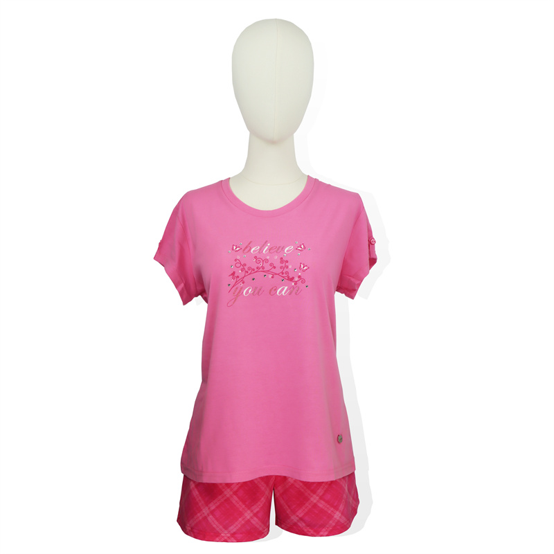 Cotton Women’s Short Sleeved Pajama Featured Image