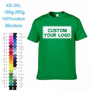 whCustom Men 100% Cotton Dtg Embroidered Logo Screen Printing Blank T-shirt Personalized Oversized Men’s T Shirts