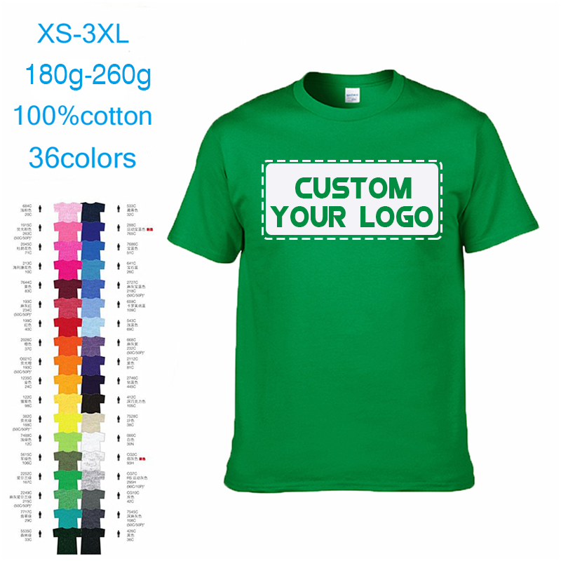 whCustom Men 100% Cotton Dtg Embroidered Logo Screen Printing Blank T-shirt Personalized Oversized Men’s T Shirts