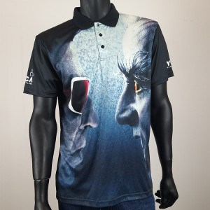 OEM custom sublimation printed short sleeve 100% cotton polo t shirt Shirts for Men