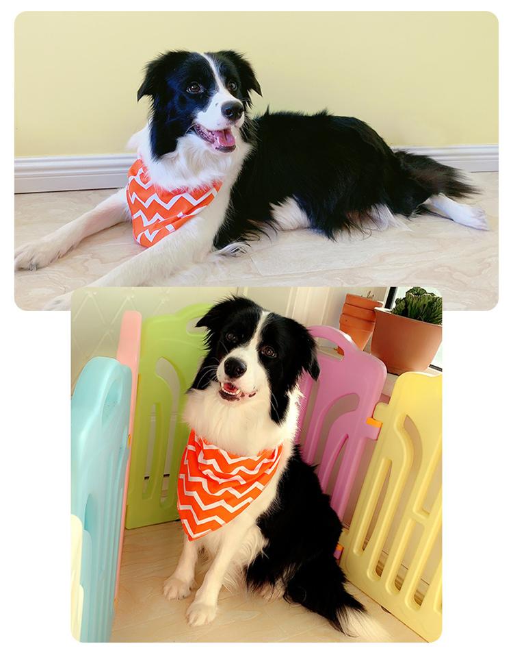 Wholesale high quality Custom printed Cotton dog pet print neck scarf bandana