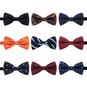 Custom Boy and Pet Cat Dog Collar Bowtie Various Design Wooden Feather Velvet Self Tie Bow Tie Set For Men With Packaging Box