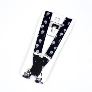 Wholesale Hot sale for Christmas Elastic metal adjustable clip suspenders for men