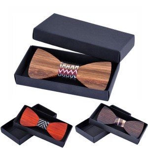 Handmade Wood bowtie Fashion Wooden Bow tie For Men Wedding