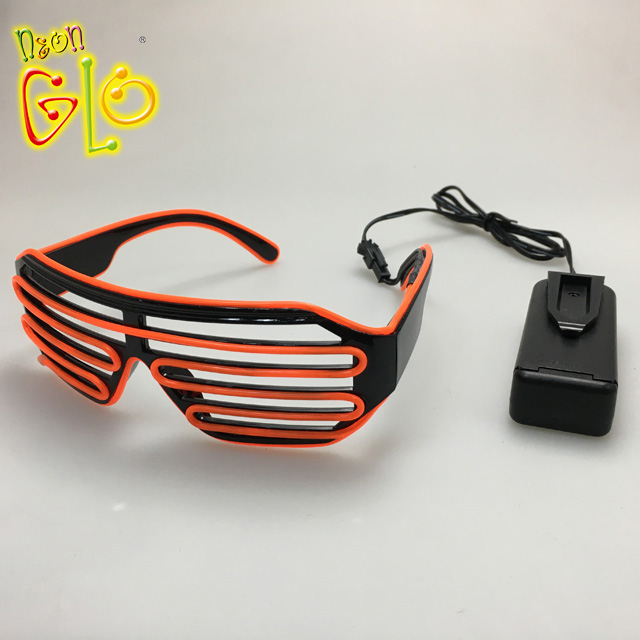 High brightness el equalizer wire with flashlight for partyel glasses