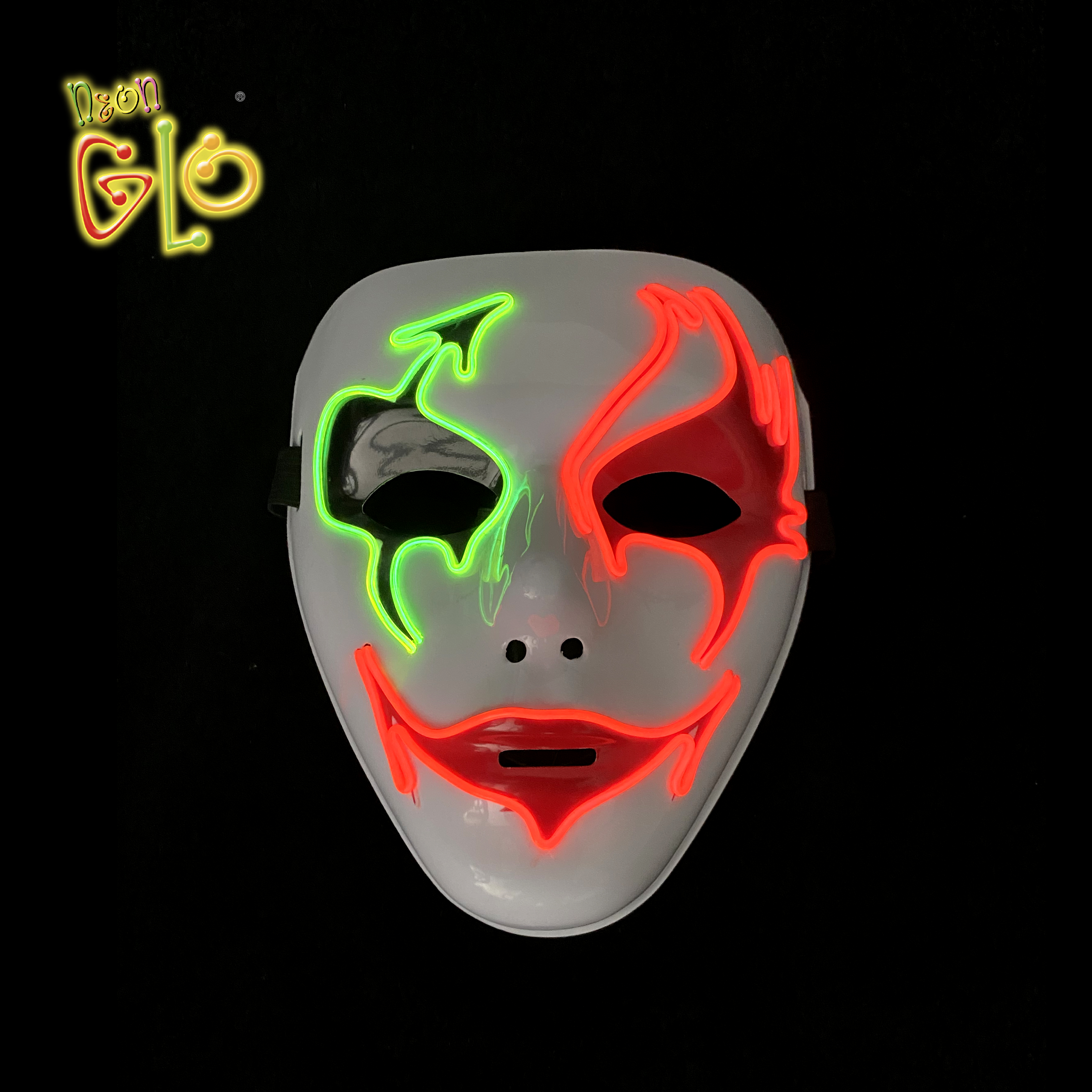 China Wholesale Mask Halloween Manufacturers Pricelist - Hot sale high brightness mini masquerade el mask led mask  – Wonderful