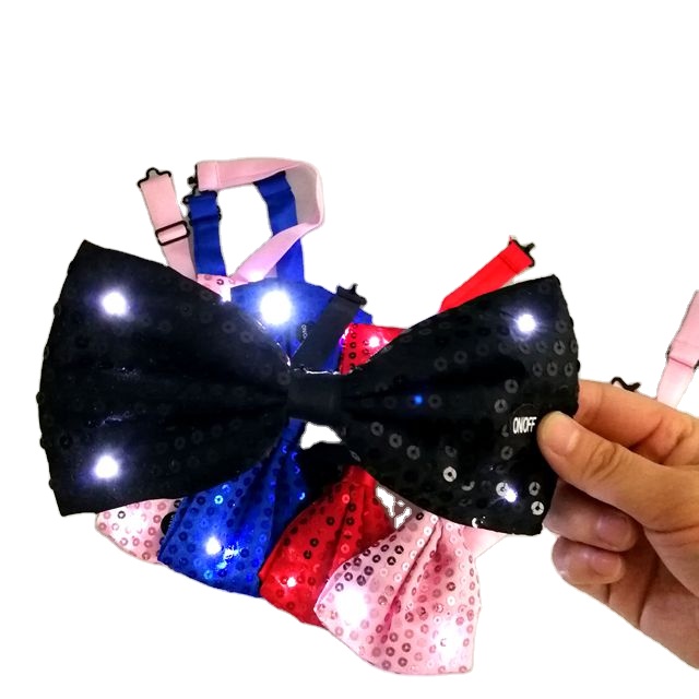 Fashion Party Dress Light Up LED Bow Tie