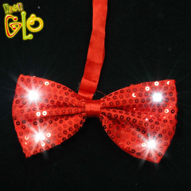Alibaba China Flashing Led Light Up Bow Tie for Party