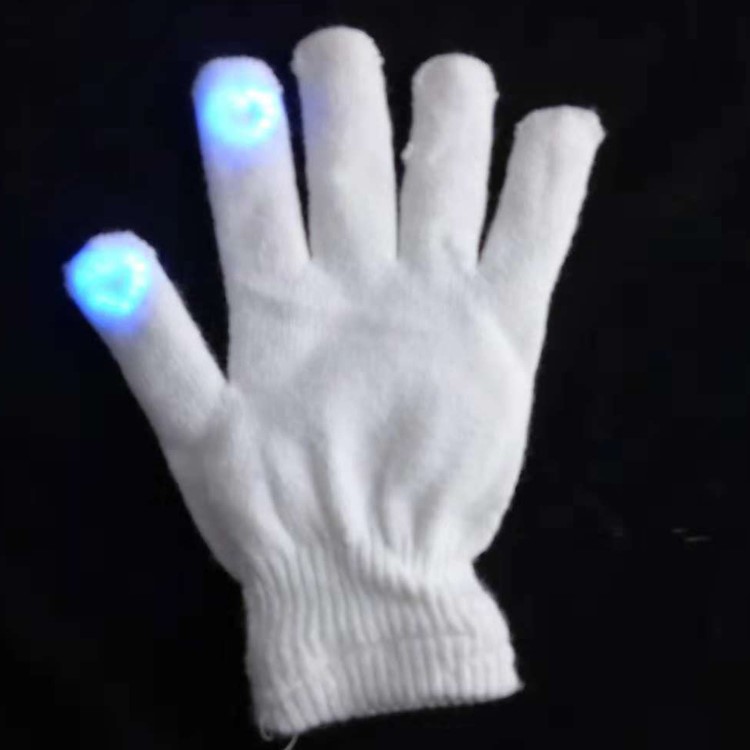 LED Light Up Glowing Gloves with Light Hearts