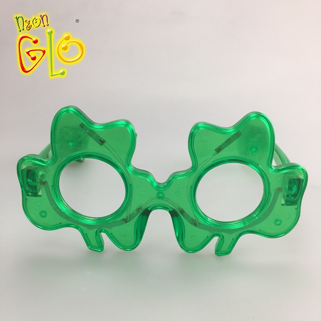 China Wholesale Halloween Glasses Manufacturers Pricelist - St Patricks Day Led Party Glowing Glasses  – Wonderful
