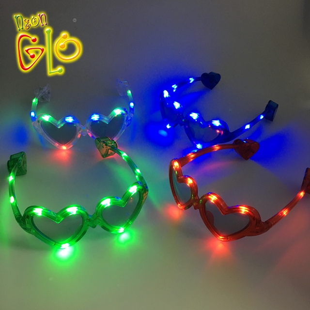 China Wholesale El Wire Glasses Factory Suppliers - Alibaba China Wedding Favors Glowing Led Heart Glasses  – Wonderful
