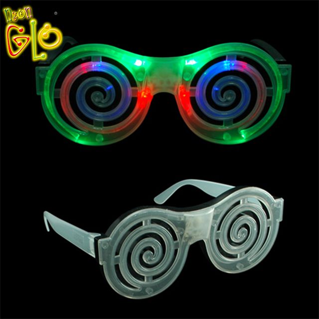 Wholesale China Led Sunglasses Factory Suppliers - Kids Favors Swirl Flashing Glowing Glasses Light up Toys  – Wonderful