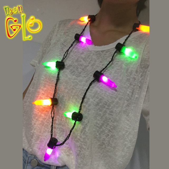 Light Up LED Flashing Necklaces For Halloween