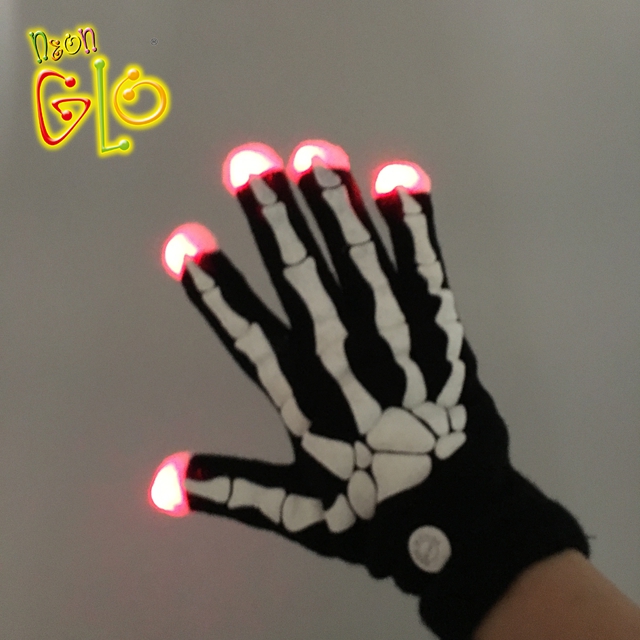 Light Up Led Gloves Halloween Party Supplies