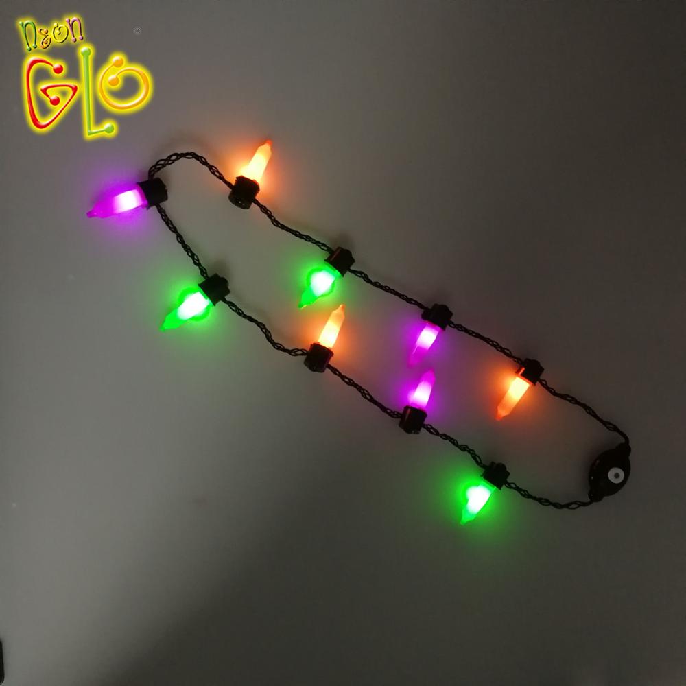 Light Up LED Flashing Necklaces For Halloween