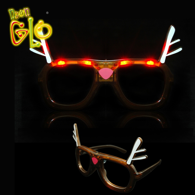 Wholesale China El Wire Glasses Manufacturers Pricelist - Kids Party Favors Fancy Light Up Led Sunglasses Christmas Kid Toy  – Wonderful
