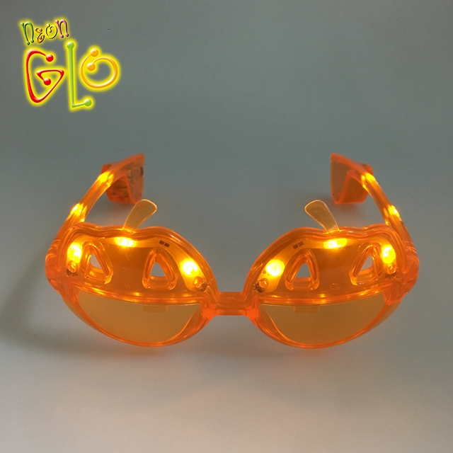 China Wholesale Led Sunglasses Suppliers Factories - Halloween Party Supplies Flashlight Pumpkin Led Light Up Glasses  – Wonderful
