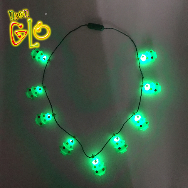 Christmas Tree LED Lighted Necklace for Party