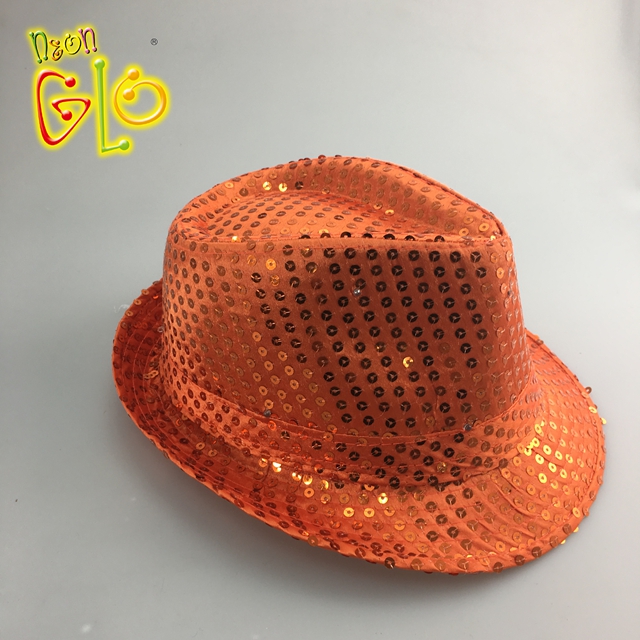Wholesale Light Up Headwear LED Sequin Hat Fedora Manufacturer and ...