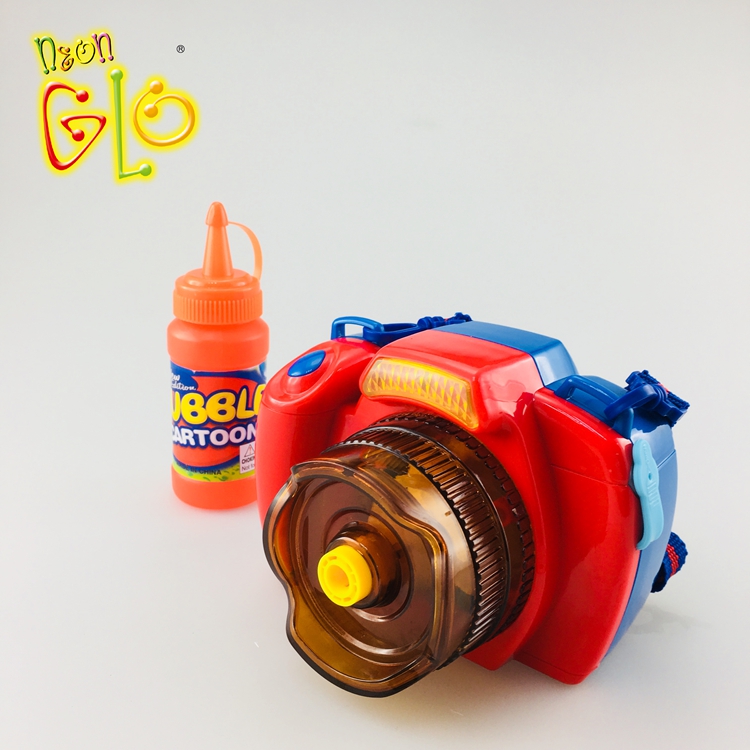 Light Up Camera Bubble Gun LED Bubble Blower  – Wonderful