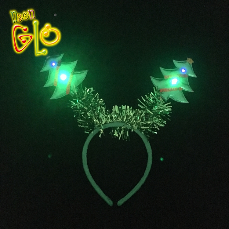 Light Up Christmas Tree Headband for party decorations
