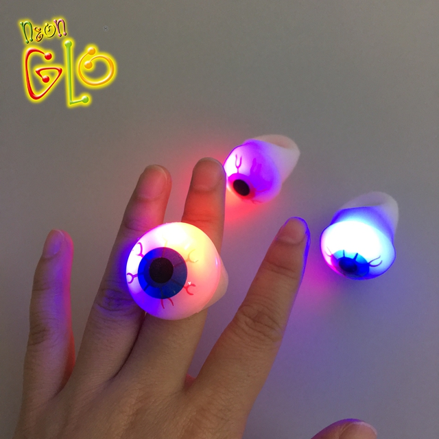 Halloween Glow Party Favors Led Ring Toys for Kids