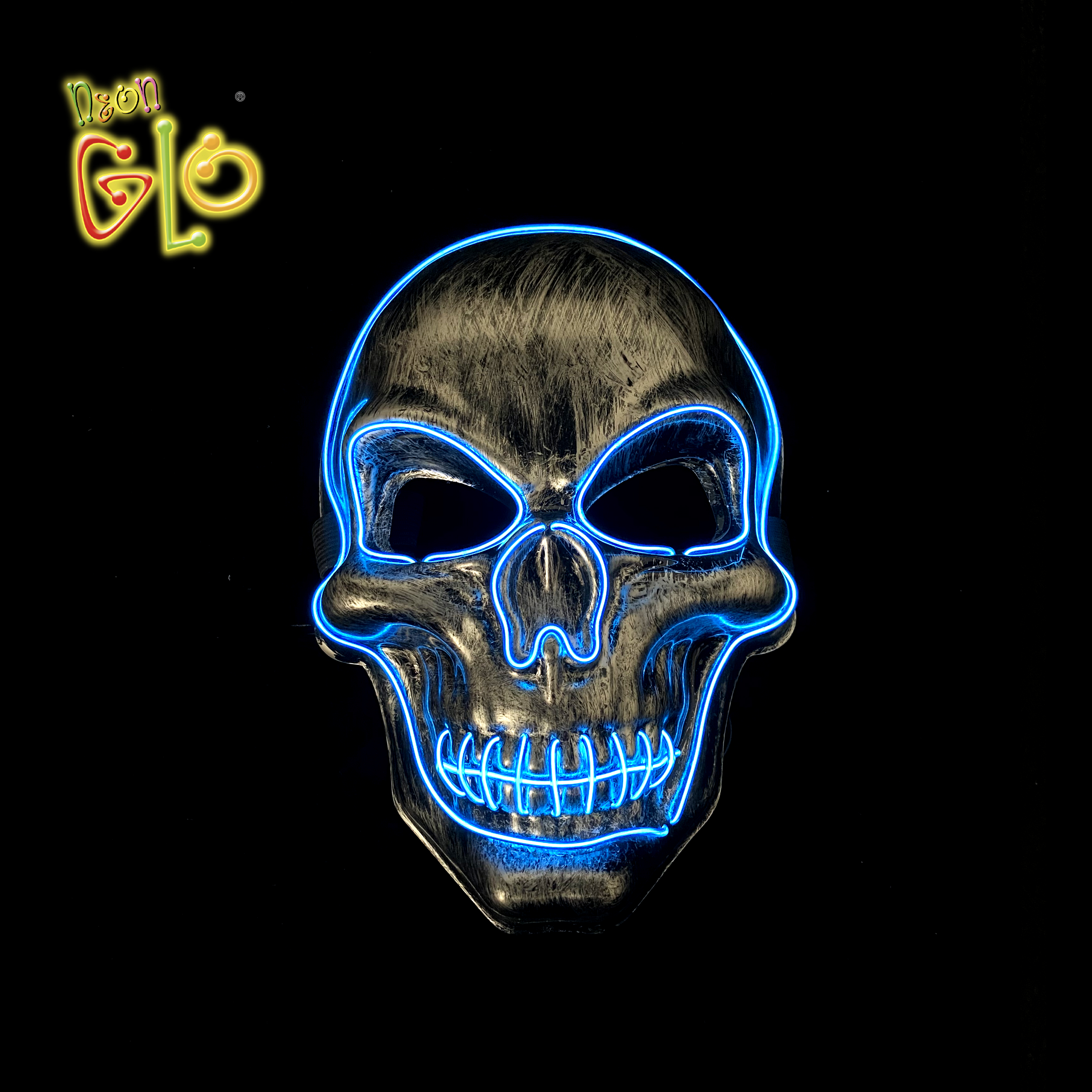China Wholesale Mask Halloween Manufacturers Pricelist - The new el mask uses  multi-function wireless driver wholesale halloween party led mask  – Wonderful