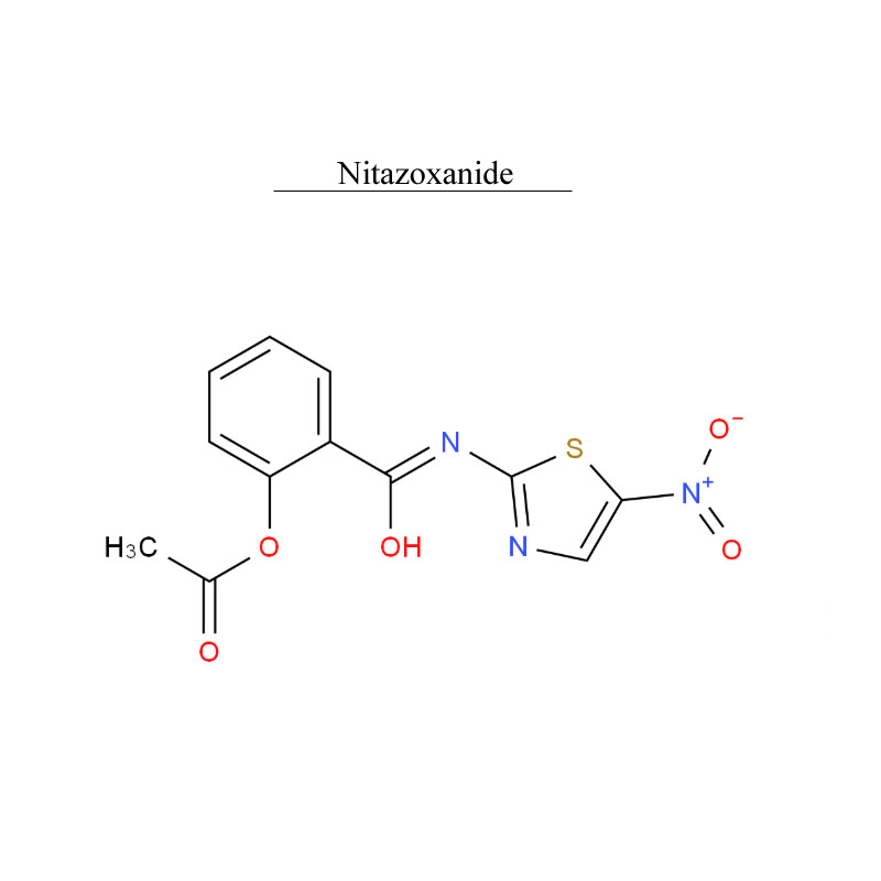 Nitazoksanidas 55981-09-4 Antibiotikas Priešgrybelinis