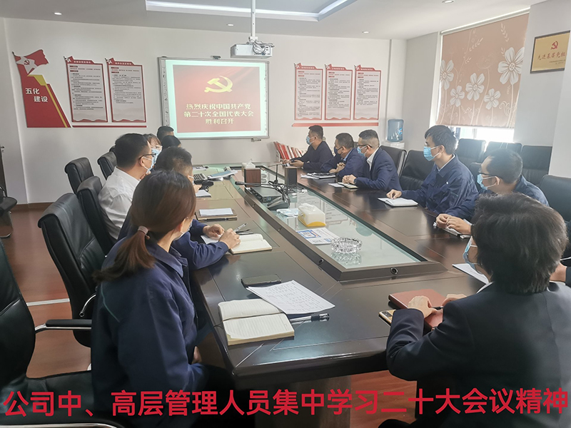 Welcome to the 20th National Congress of the Communist Party of China, let’s learn together-Nip Co., Ltd. organizes the study of the report of the 20th National Congress of the Communist Party of C...